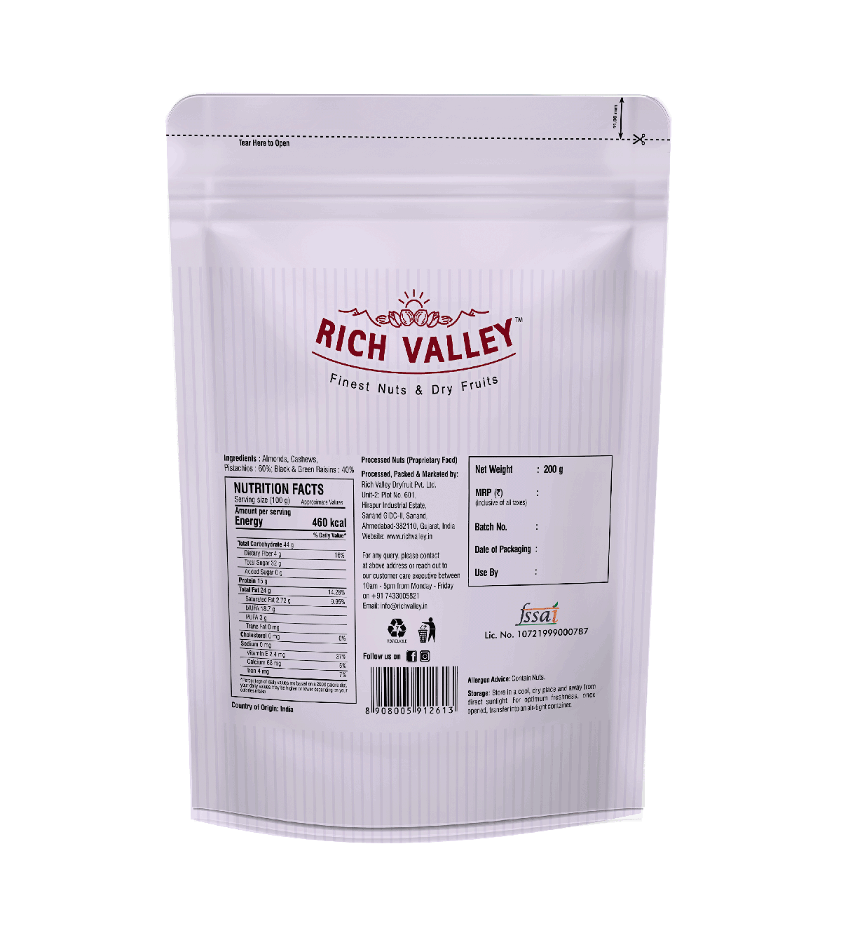 Panchmeva, 200gm Pouch