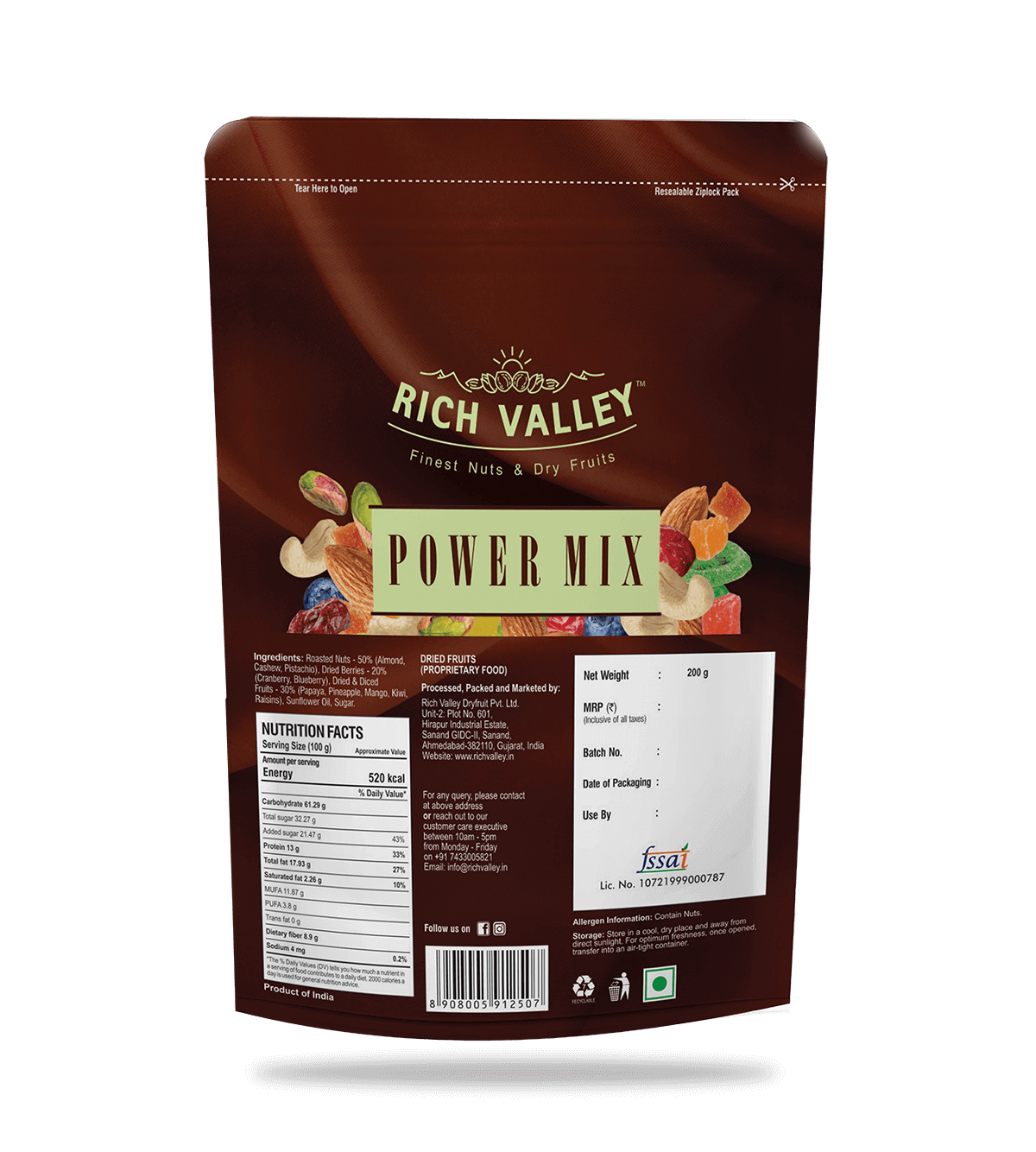 Power Mix, 200g Pouch