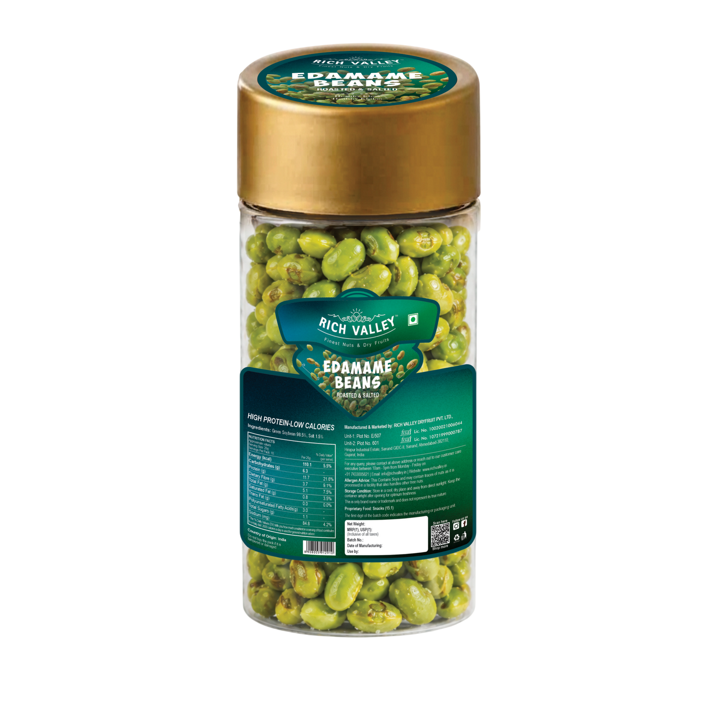 Roasted & Salted Edamame Beans