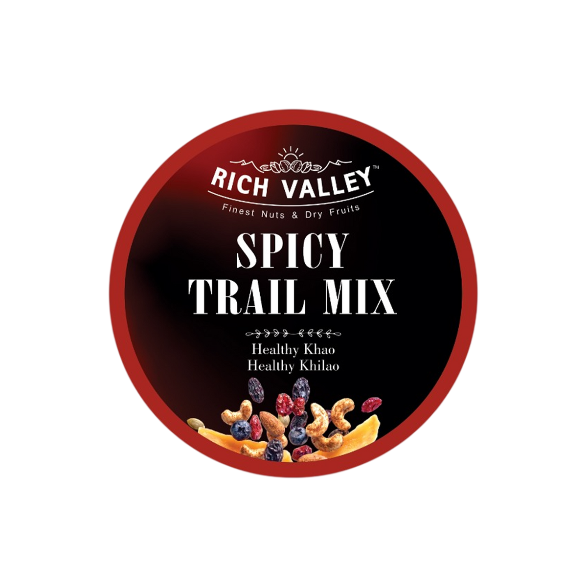 Spicy Trail Mix - Lid Label