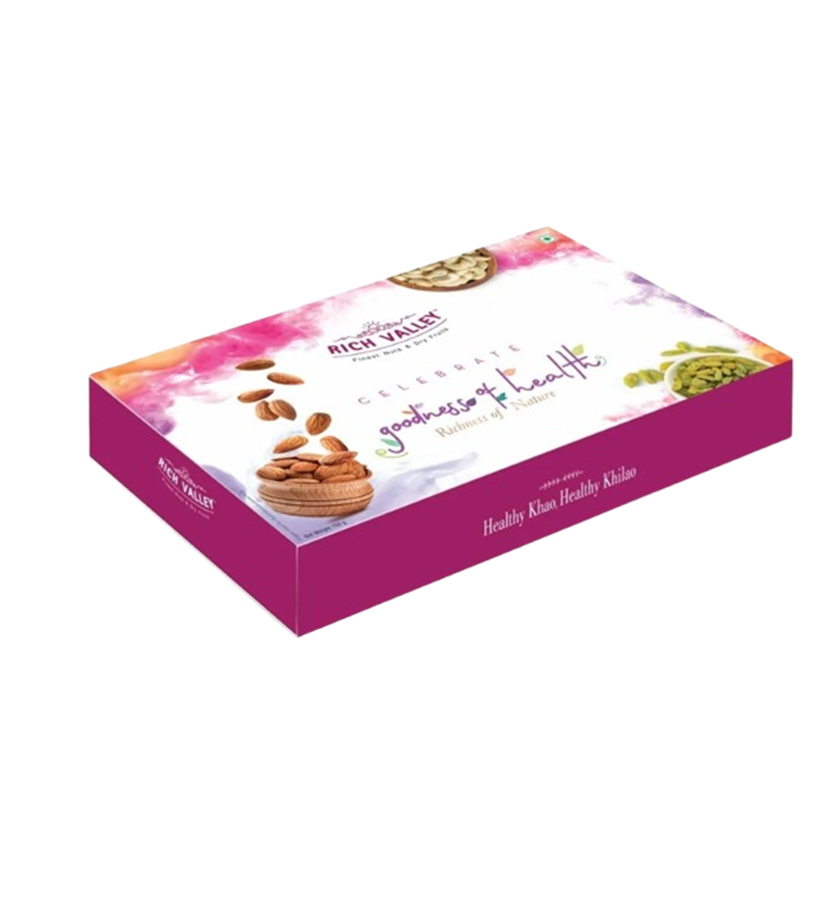 All Season Gift Box | Dry Fruits Gift Box- 750 Gm (Almonds- 250 gm, Cashews- 250 gm, Raisins- 250 gm)