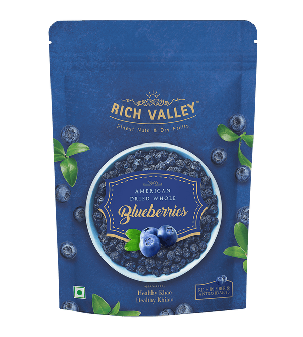 American Dried Whole Blueberries, 200 gm Pouch