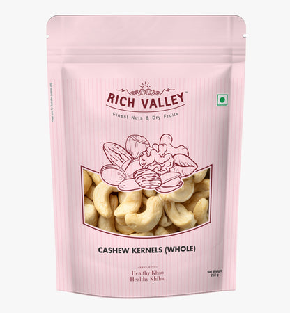 Cashew Kernels (Whole), 250g