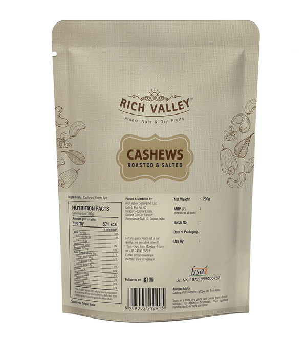 Cashews Roasted & Salted