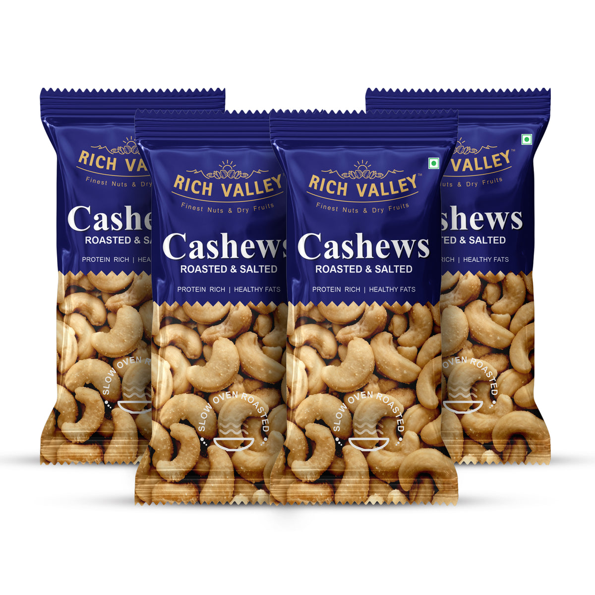 Roasted & Salted Cashews On-the-Go Packs (Each 32gm)