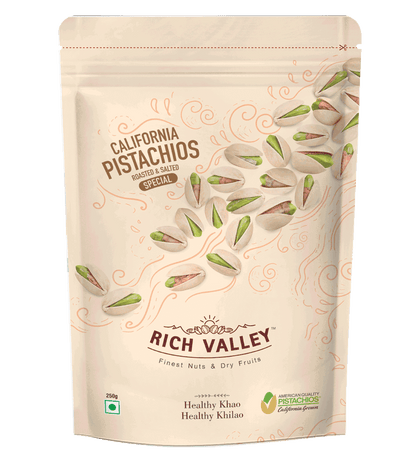 California Pistachio – Roasted & Salted (Special), 250 gm Pouch