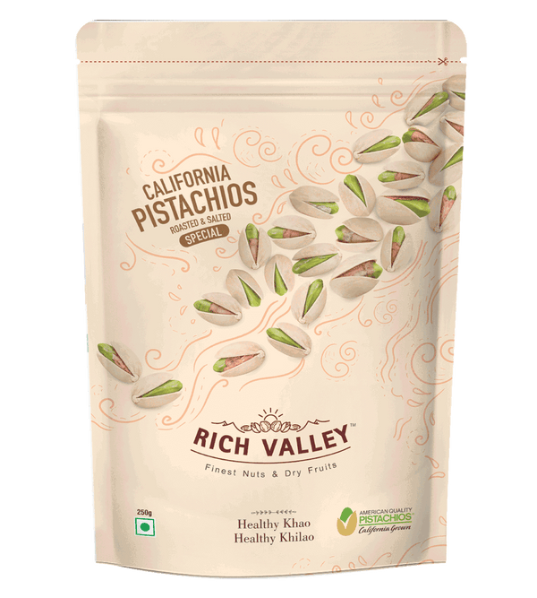 California Pistachio – Roasted & Salted (Special), 250 gm Pouch