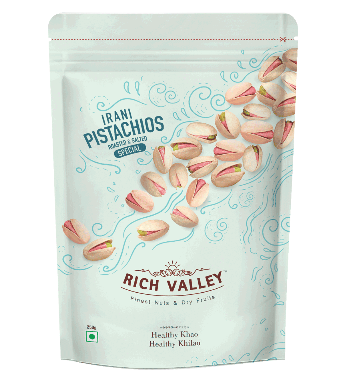 Irani Pistachio – Roasted & Salted (Special), 250 gm Pouch