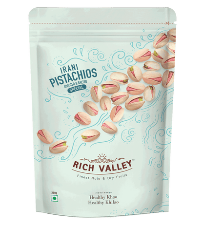 Irani Pistachio – Roasted & Salted (Special), 250 gm Pouch
