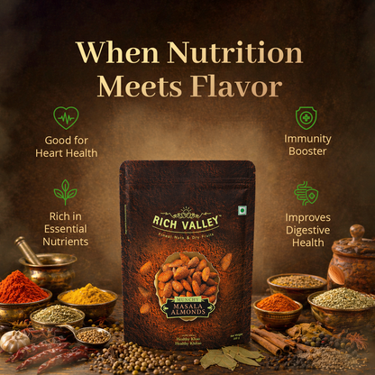 Munchy Masala Almonds 200gm Pouch