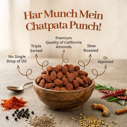 Munchy Masala Almonds 200gm Pouch