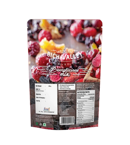 Rich Valley Berrylicious Mix, 200 gm Pouch