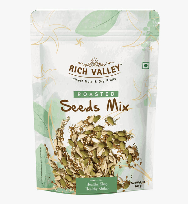 Rich Valley seeds mix packaging on white background