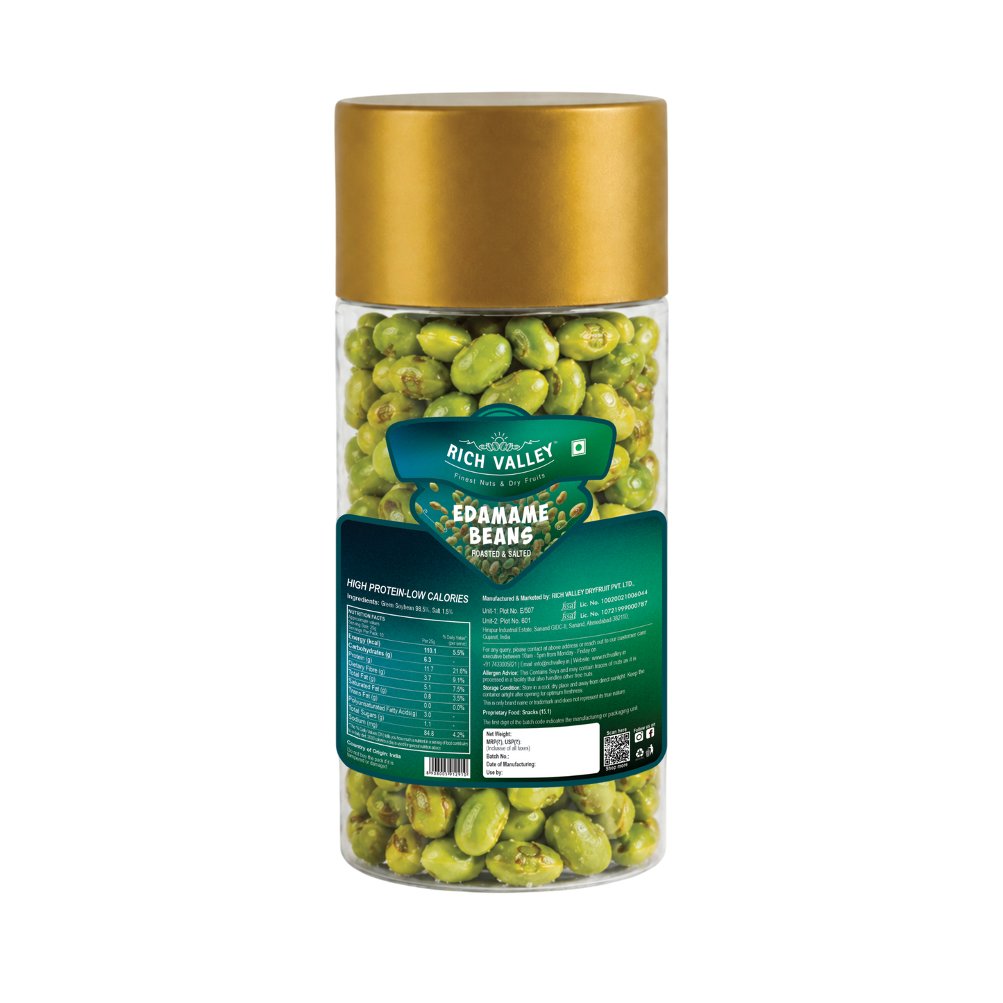 Roasted & Salted Edamame Beans