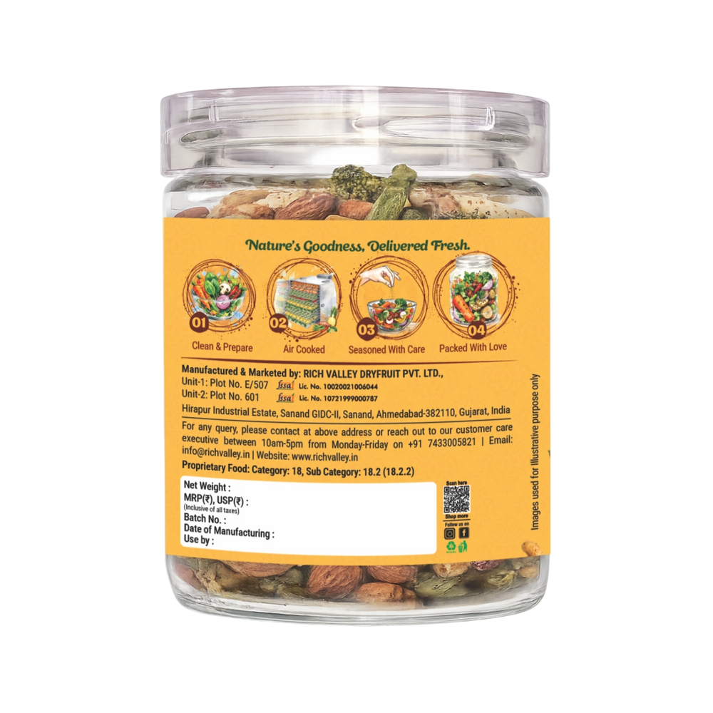 Veggy Fruity Nutty Chips - 100gm