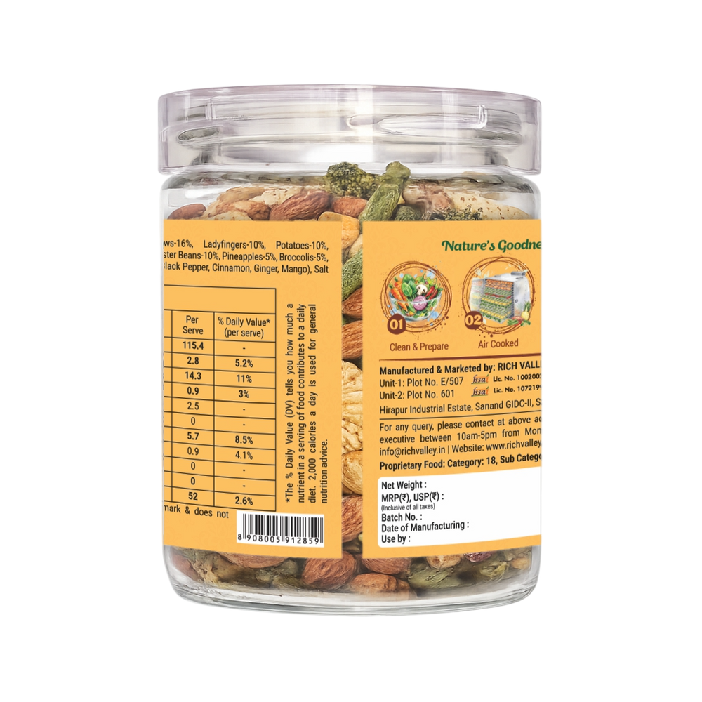 Veggy Fruity Nutty Chips - 100gm