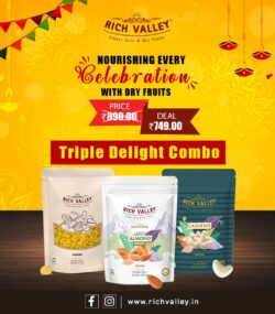 Triple Delight Combo (Almond Special, Cashew Special, Raisins)