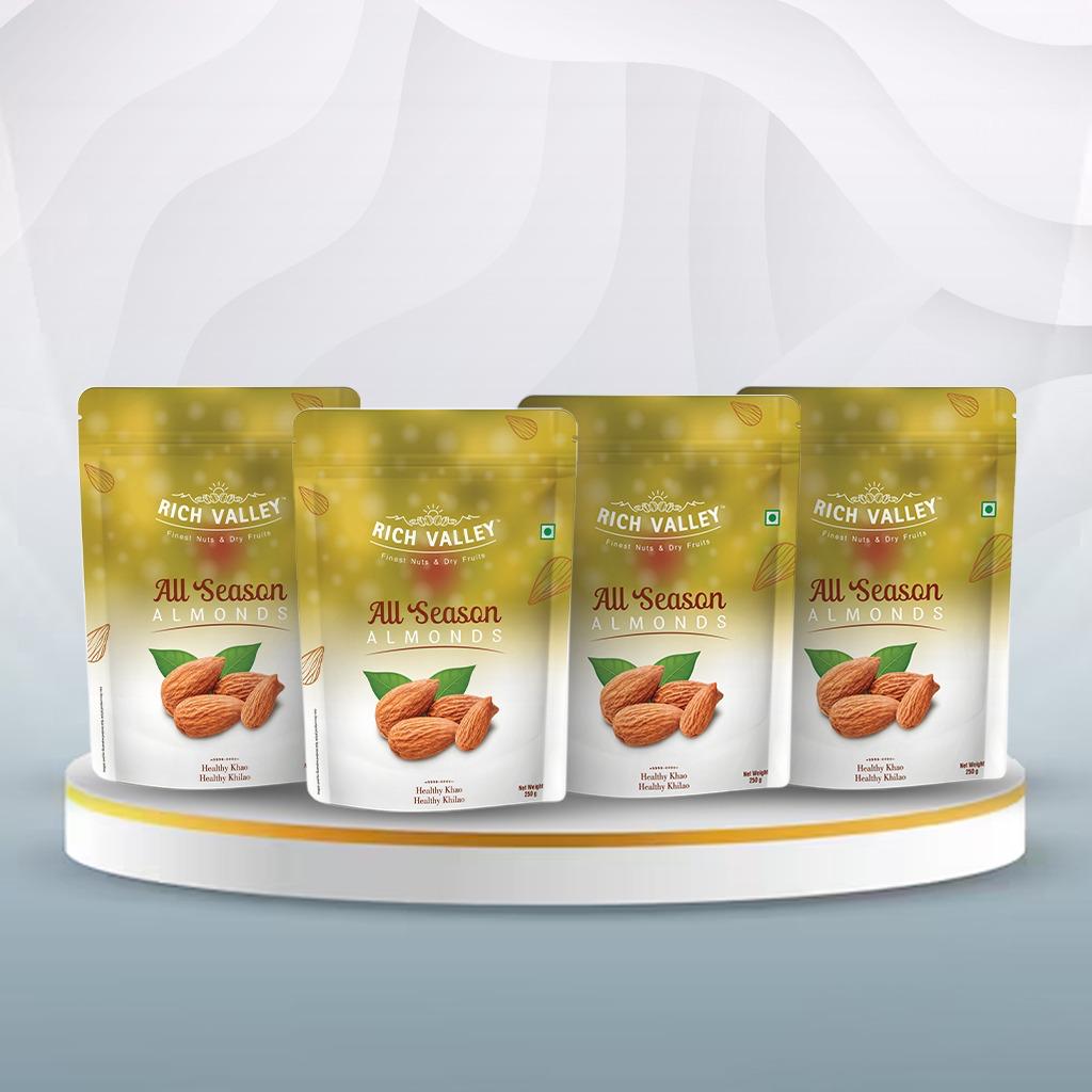 All Season Almond Combo (250gm*4)