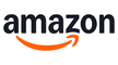 Amazon logo with black text and orange smile on white background