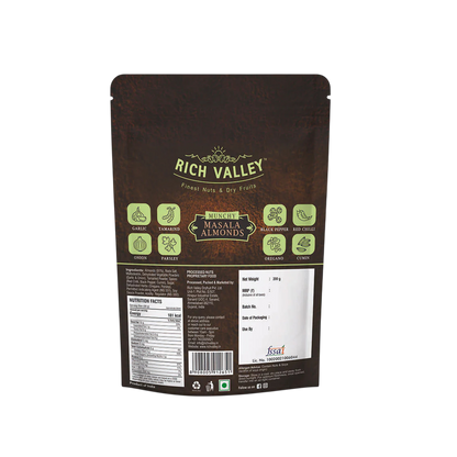 Munchy Masala Almonds 200gm Pouch