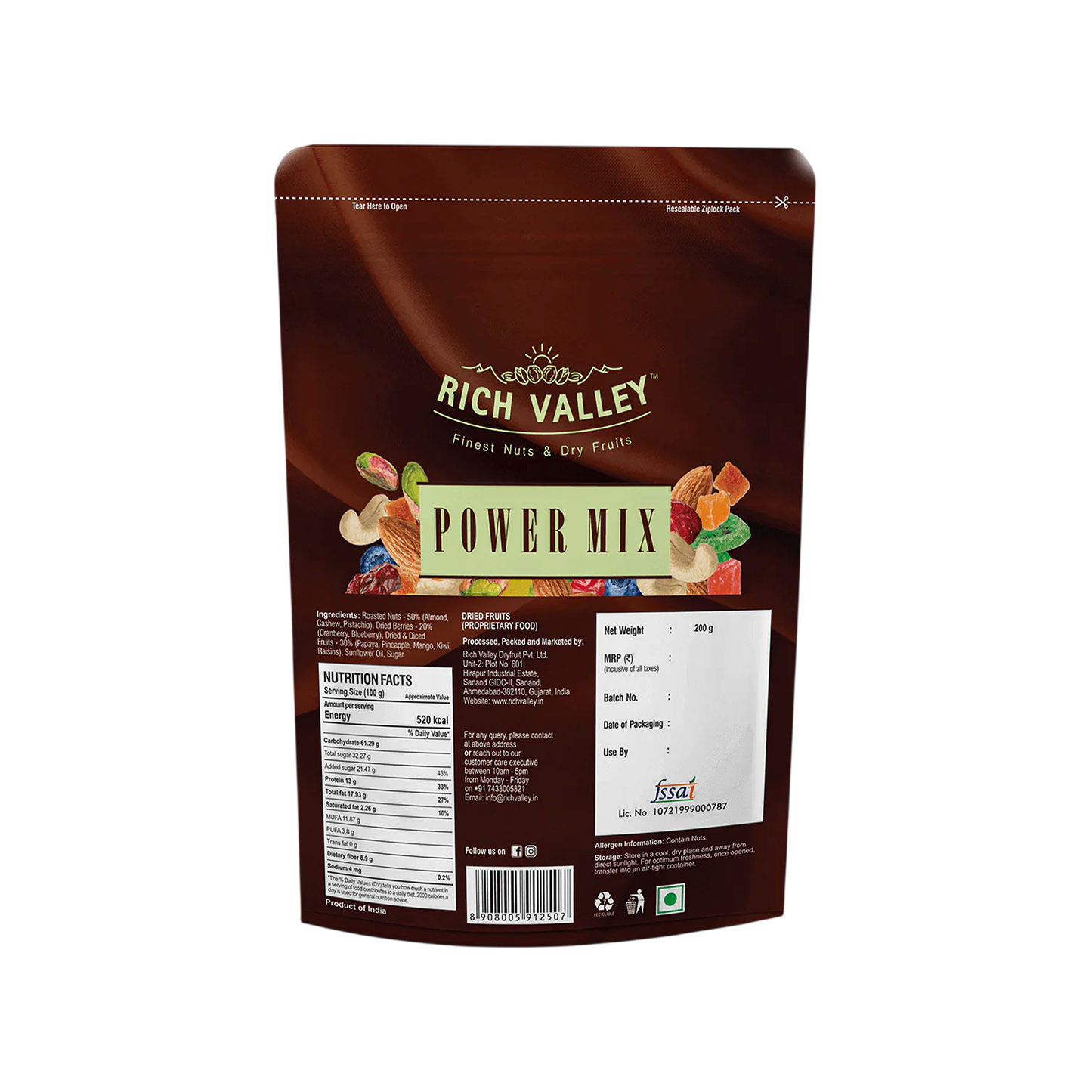 Power Mix, 200g Pouch