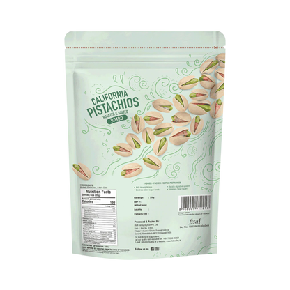 California Pistachio – Roasted & Salted (Jumbo), 250 gm Pouch