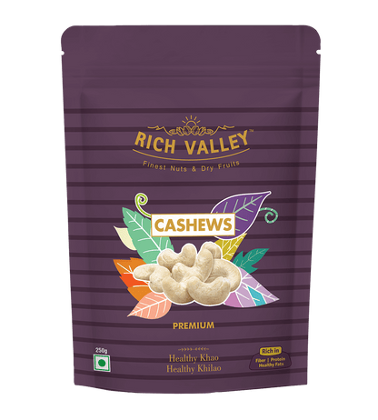 Cashews (Premium), 250 gm Pouch