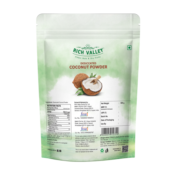 Desiccated Coconut Powder (500g)
