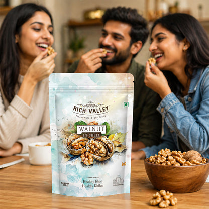 CHILE WALNUT IN SHELL 500GM POUCH