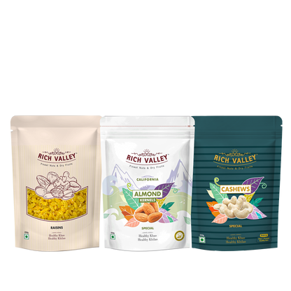 Triple Delight Combo (Almond Special, Cashew Special, Raisins)