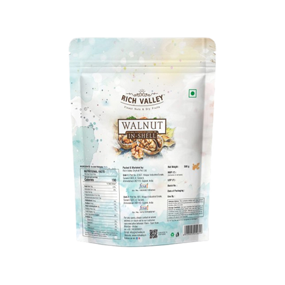 CHILE WALNUT IN SHELL 500GM POUCH
